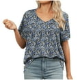 thumbnail image 1 of Usted Es Más Que una Camisa de Puntuación de Prueba, Cuello en V de Manga Corta Suelta, Camisa para Mujeres, 1 of 6