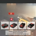 thumbnail image 2 of 220W Power Inverter for Ein*hell 18V Battery, Portable Power Supply Convert - DC 20V to 110V~120V Battery Powered Outlet with USB-B & USB-C & 12V DC & 220W AC Output with LED Light, 2 of 7