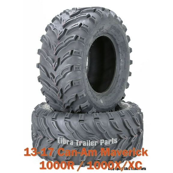 13-17 Can-Am Maverick 1000R/ 1000X/XC ATV Rear Tire Set 27x11-12 /6PR