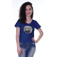 thumbnail image 3 of Moomaya T-shirt à Manches Courtes pour Femmes avec Col Rond, Écusson à Paillettes, Coupe Décontractée - 52, 3 of 7