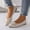 White, variant on Bmisegm Women Shoes Fashion Flat Casual Shoes Comfortable Soft Sole One Foot Wear One Word Casual ShoesCasual Shoes for Women Black 40