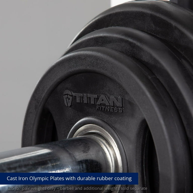 Olympic Weight Plates Set - Titan Fitness Cast Iron Olympic Weight Plates +  Free Shipping