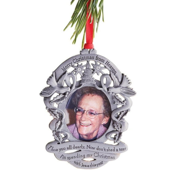 Merry Christmas From Heaven(R) - Photo Remembrance Ornament