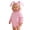 Pink, variant on Piomll Girls Bodysuits Adorable With Easter Bunny Design Snaps Craftsmanship Fits Playsuits