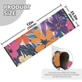 thumbnail image 5 of Yayeee Runner Rug for Bedroom 2'x6' Machine Washable Hallway Non Slip Mat, Colorful Painted Flowers Pattern, 5 of 8