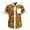 CL10, variant on Xiaohuagua African Shirts for Men Wax Print Short Sleeve Button Down Shirt Summer Vacation Casual Wear