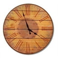 thumbnail image 4 of Day Dream HQ WSC30 30 in. Warm Sunflower Clock Cedar Wall ClockWall Art, 4 of 4