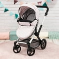 thumbnail image 5 of Bayer Design Convertible Doll Strollers Grey and White Stars, 5 of 6