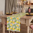 thumbnail image 2 of Table Runners 70 Inches Long Dress Scarves, Summer Lemon Farmhouse Coffee/Dining/Kitchen Table Decor, Holiday Table Runner, Watercolor Flowers Fruits Leaf Green 13x70 Inch, 2 of 9