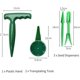thumbnail image 2 of Juego de dispensador de semillas de siembra, herramienta de sembradora de jardinera manual ajustable para jardín, conjuntos tradicionales de siembra de plantas y flores, paquete de 6, 2 of 5