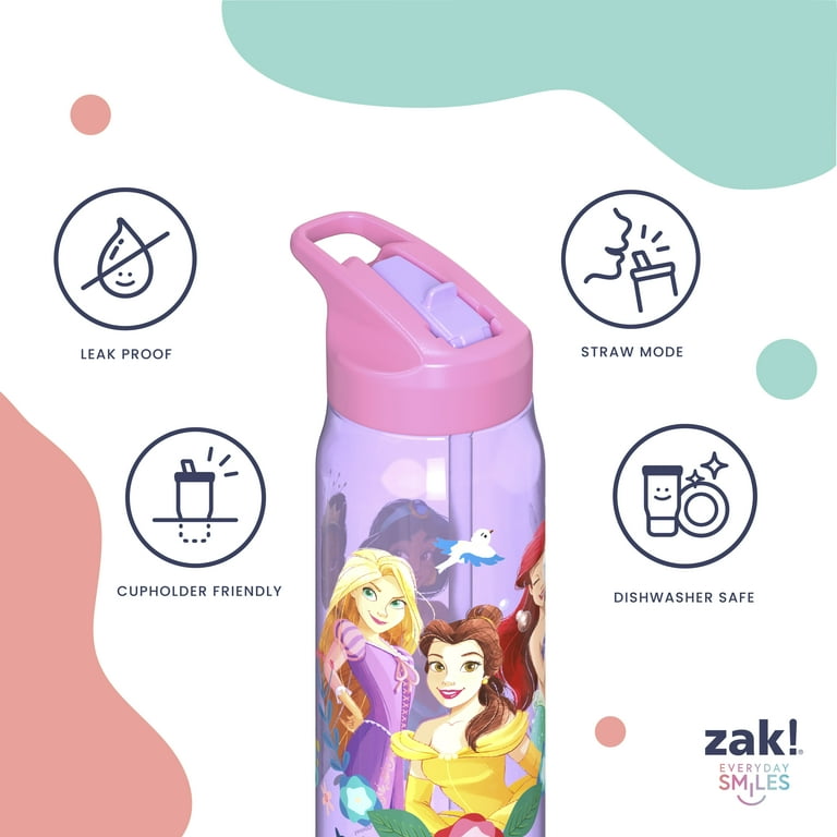 Zak Designs 2 Pack 20oz Bottle Princess - Walmart.com