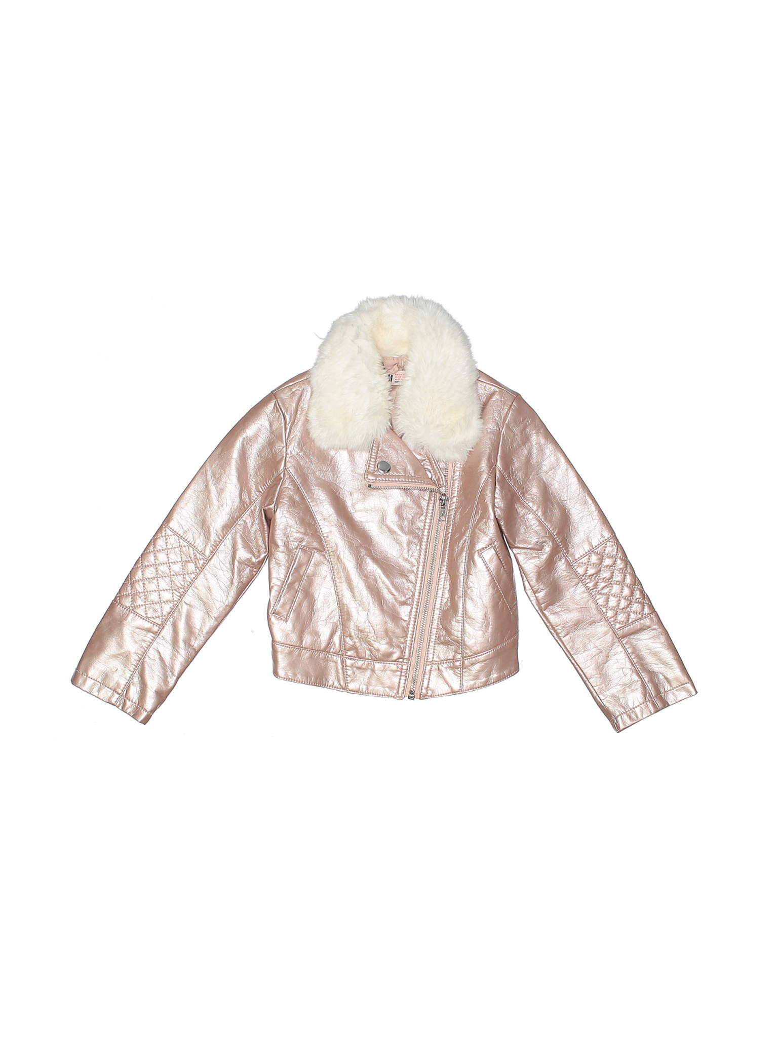 h&m girls leather jacket