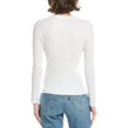 thumbnail image 2 of Enza Costa womens  Knit Linen-Blend Henley, s, White, 2 of 3