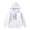 White, variant on Zylarhe Girls Pullover Children's Fashion Hooded Pullover Casual Winter Letters English Print Pocket Decoration Children's Clothing Sweatshirt Grey 6-8 Years