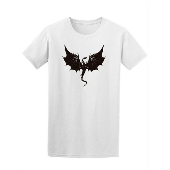 Dragon Sketch Flying T-Shirt Men -Image by Shutterstock, Male x-Large