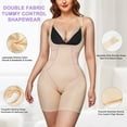 thumbnail image 6 of Irisnaya Waist Trainer Bodysuit for Women Shapewear Tummy Control Full Body Shaper High Waist Open Bust Butt Lifter Thigh Slimmer Corset(Beige 3X-Large), 6 of 7
