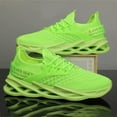 thumbnail image 2 of Rotm Men Sneakers Mens Sneakers Fashion Athletic Running Shoes Casual Walking Sport Lightweight Breathable Comfortable Shoes Green,Size 9, 2 of 5