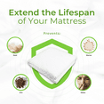 thumbnail image 3 of Standard Zippered Crib Mattress Cover or Box Spring Cover- Water Resistant Mattress Protector - Dust Mite & Allergen Proof & Bed Bug Proof, 3 of 6