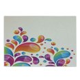 thumbnail image 1 of Colorful Cutting Board, Raindrops in Different Size in Gradient Colors Abstract Splash Style Design, Decorative Tempered Glass Cutting and Serving Board, Small Size, Multicolor, by Ambesonne, 1 of 1