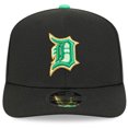 thumbnail image 2 of Men's New Era  Black Detroit Tigers 2026 St. Patrick's Day 9SEVENTY Adjustable Hat, 2 of 5