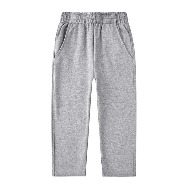 Sweatpants for Boys Boys Athletic Pants with Pockets Adjustable Drawstring Uniform Pants for Boys Boys Back To School Clothes Kids Boys Joggers Size 7-8 Years