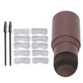 thumbnail image 1 of Eyebrow  Stencil Kit Eyebrow  Shaping Set Eyebrow  Set Brow Powder  Kit Eyebrow Stencils Eyebrow  Shaping Kit Eyebrow Powder Stick 10 Stencils Brush Eyebrow Makeup Tools 1.8gDark, 1 of 8