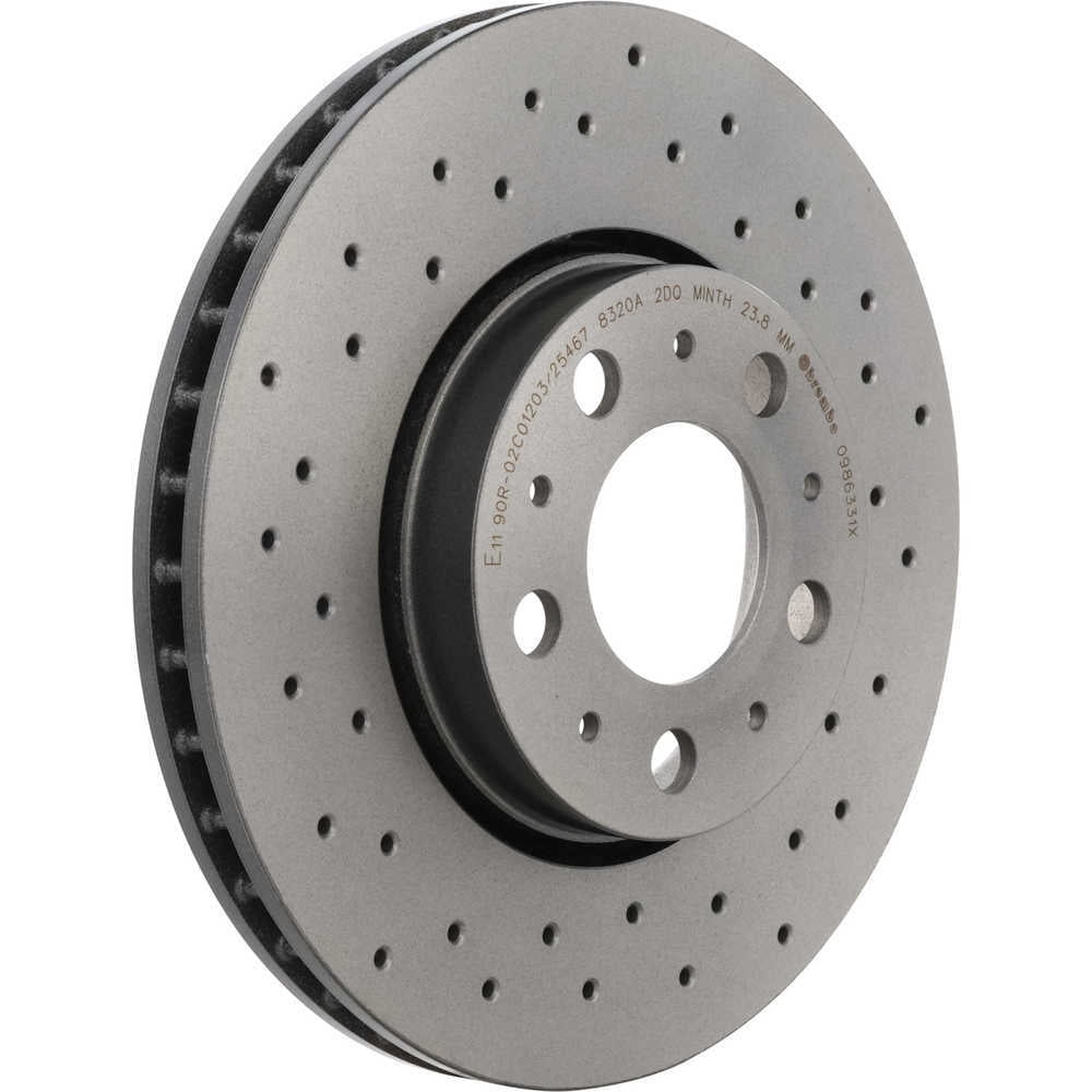 Brembo 09.8633.1X XTRA Disc Brake Rotor