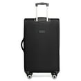 thumbnail image 2 of New York Xpress 32" Softside Large Checked Luggage Lightweight Expandable Suitcase with Spinner Wheels, Black/Burgundy, WD8815, 2 of 13