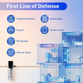 thumbnail image 4 of PureDrop PDR-ARB100WSP Spin Down Sediment Water Filter, Auto Flushing Module with Touch-Screen, Reusable Whole House Sediment Filter for Well Water w/ Scraper, 100-Micron Prefilter Filtration System, 4 of 8