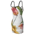 thumbnail image 6 of Ladies Elegant Sling Sleeveless Sexy Dress flowers, 6 of 6