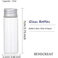 thumbnail image 2 of Paquete de 20 frascos de vidrio de 15 ml/0,5 oz para muestras con tapones de aluminio roscados., 2 of 9