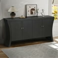 thumbnail image 7 of Vintage bronze clasps, versatile storage - Function as entryway cabinet for practical use, 7 of 7