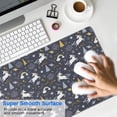 thumbnail image 4 of Long Mouse Pads for Desk,Dark Blue Cartoon Unicorn Christmas Desk Mats on Top Of Desks, Desk Mouse Pad Extra Large with 3mm Non-Slip Base and Stitched Edge for Gaming,Work,Home 31.5"x11.8", 4 of 5