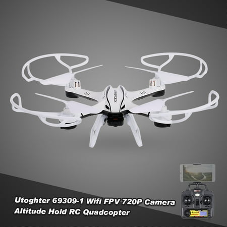 Utoghter 69309-1 2.4G 6 Axis Gyro 3D Flip Wifi FPV 720P Camera Headless Altitude Hold RC