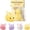 Yellow, variant on Build a Bunny Easter Craft Kit, Build Your Own Bunny DIY Decoration, DIY Bunny Craft Pack with Pom Poms, Felt Ears & Pipe Cleaners, Easter Basket Stuffer, Individually Packaged