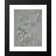 thumbnail image 2 of Pietro Antonio de' Pietri 14x18 Black Modern Framed Museum Art Print Titled - Allegorical Composition with Figures of Painting and Fame (1663-1716), 2 of 5