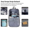 thumbnail image 2 of Mochila para portátil MAXTOP Deep Storage con USB de 17 pulgadas resistente al agua, 2 of 7