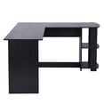 thumbnail image 3 of Escritorio L HOMEMAKE FURNITURE tablero grande Negro 140cm*140cm*75cm, 3 of 7