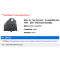thumbnail image 2 of Main Air Flap Actuator - Compatible with 1996 - 2001 Oldsmobile Bravada 1997 1998 1999 2000, 2 of 3