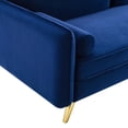 thumbnail image 6 of Modway Revive Performance Velvet Sofa in Navy, 6 of 9
