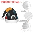 thumbnail image 4 of Rateoe Planets And Their Moons Santa Hat Confortable Christmas Hat for Christmas Party Favors Fit for Kids, 4 of 6