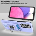 thumbnail image 6 of CoverON For Samsung Galaxy A33 5G Case, KickStand Ring Credit Card slot Rugged Phone Cover Magnetic holder, Lavender, 6 of 9