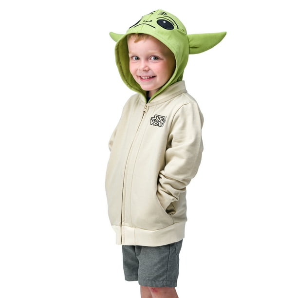 STAR WARS The Mandalorian Baby Yoda Sublimated Costume zip up Hoodie w Mask for Juvy Little Kids 5 6 Walmart Business Supplies