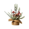 thumbnail image 2 of Wovilon Christmas Decorations Mini Pe Christmas Tree 30cm Christmas Decoration Ornaments Small Snow Powder Desktop Christmas Tree, 2 of 6