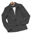 thumbnail image 2 of Saco Entallado de Mujer Elegante y Versátil Negro Chica, 2 of 4