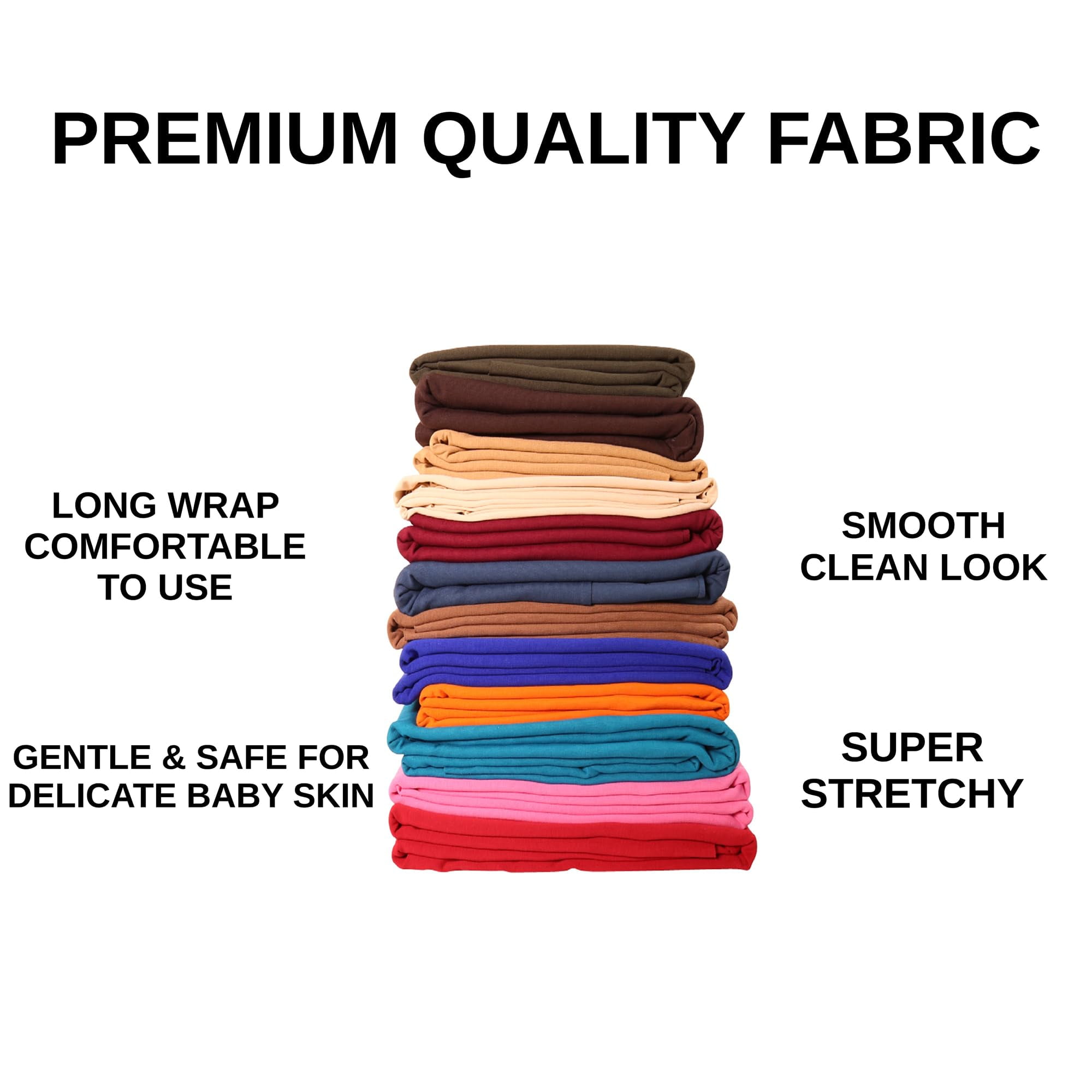 FabricLA Cotton Spandex Jersey Fabric - 10 oz, 4-Way Stretch, 60" Inch Wide by The Yard – Skirts, Tops, T-Shirts - Heather Grey - 10 Continuous Yards