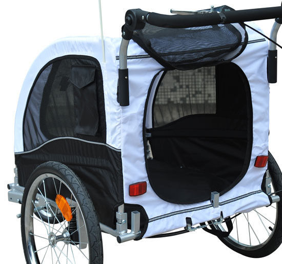 aosom elite ii pet dog bike bicycle trailer