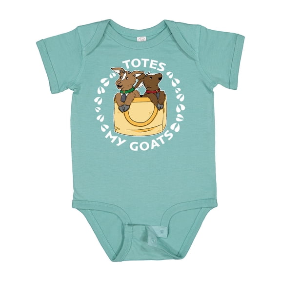 Inktastic Cute Goats Totes My Goats Boys or Girls Baby Bodysuit