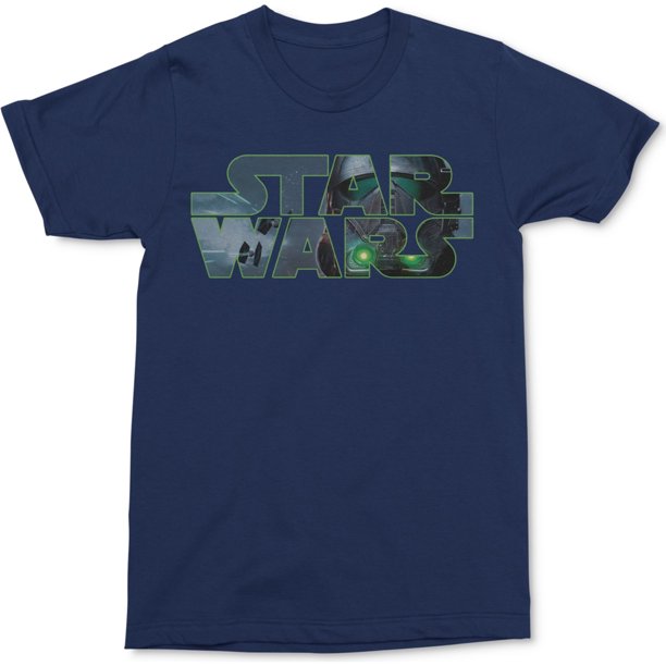 Camiseta gráfica con logotipo de Star Wars Star Wars Camiseta gráfica azul extragrande