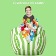 thumbnail image 2 of Stuffed Animal Storage Bean Bag Chair Cover for Kids|Stuffable Zipper Beanbag, 2 of 5